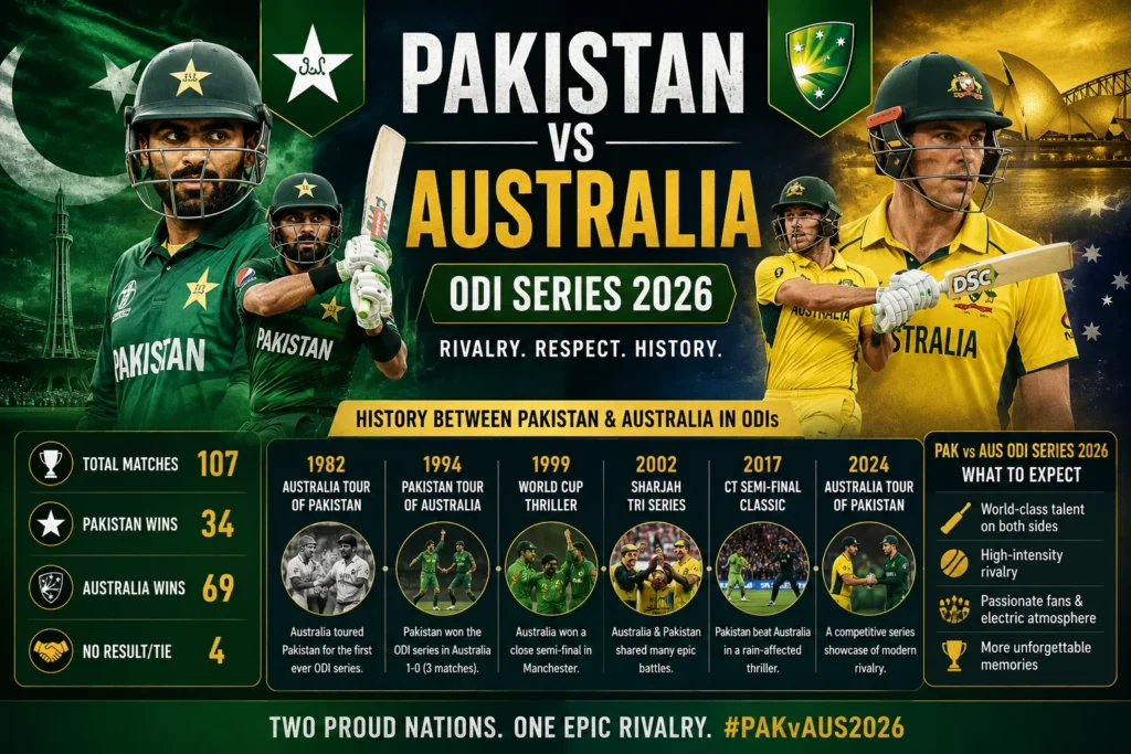 PAK VS AUS ODI SERIES